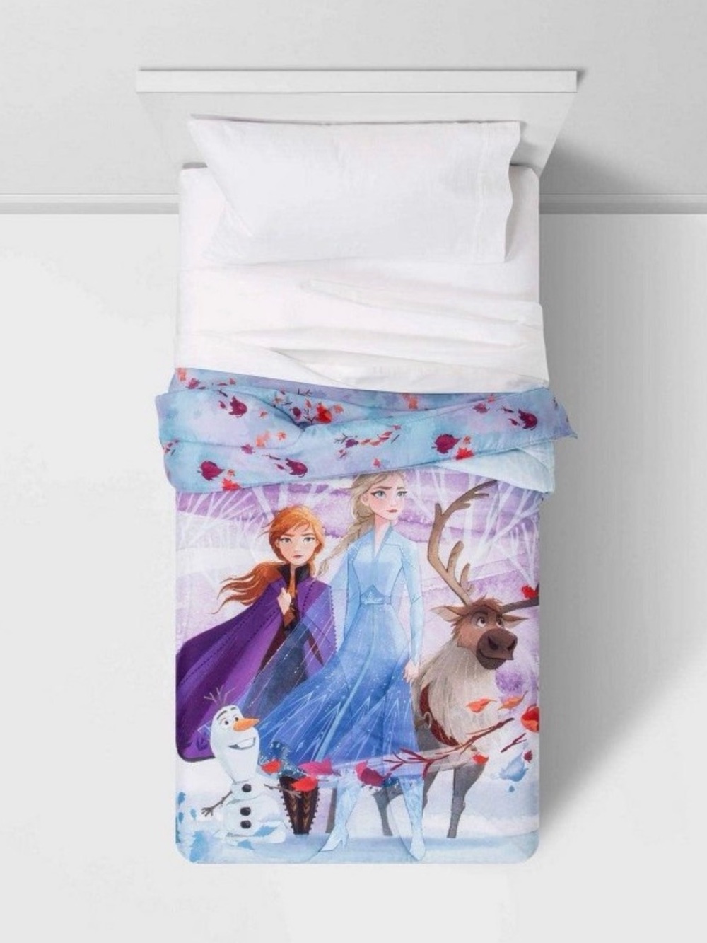 Disney Frozen 2 "True to Myself" Full Comforter with Mattress Sheet